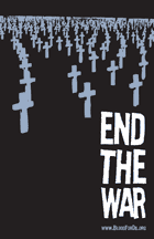 'End the War' anti-war poster